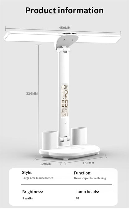 lampe de bureau led avec dimensions 